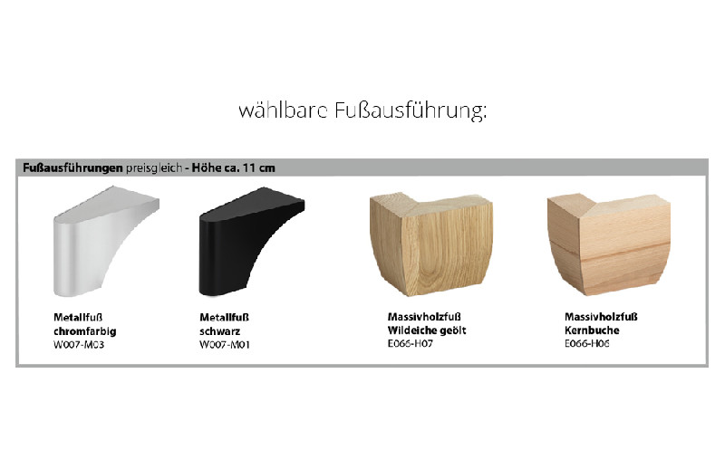 Fußausführung