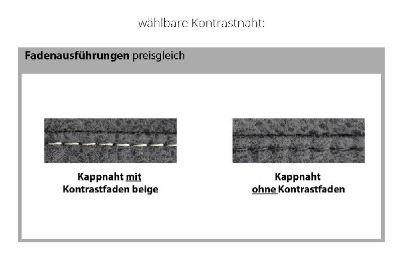 Nahtausführung