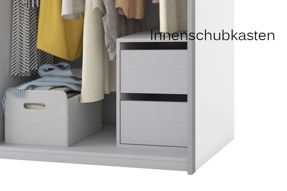 Express Stars Design Schrank Grauspiegel/ graphit Möbel Letz Ihr