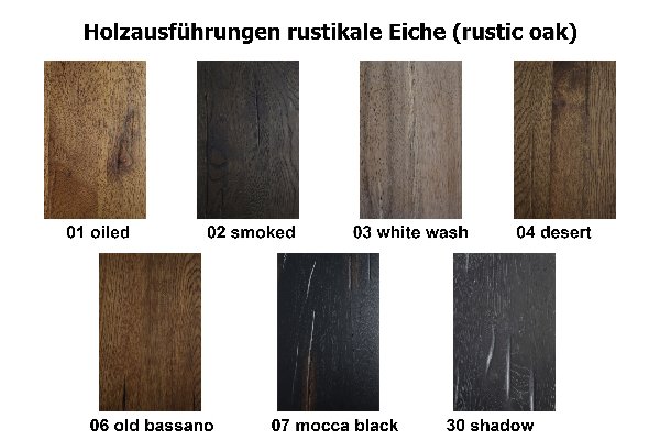 BODAHL MØBLER Esszimmer Springfield/ Chicago Eiche white wash/ Leder