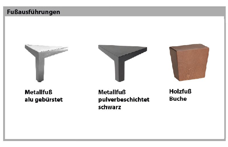 Fußausführung