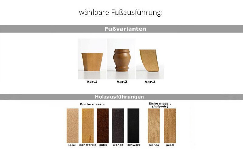 Fußausführung