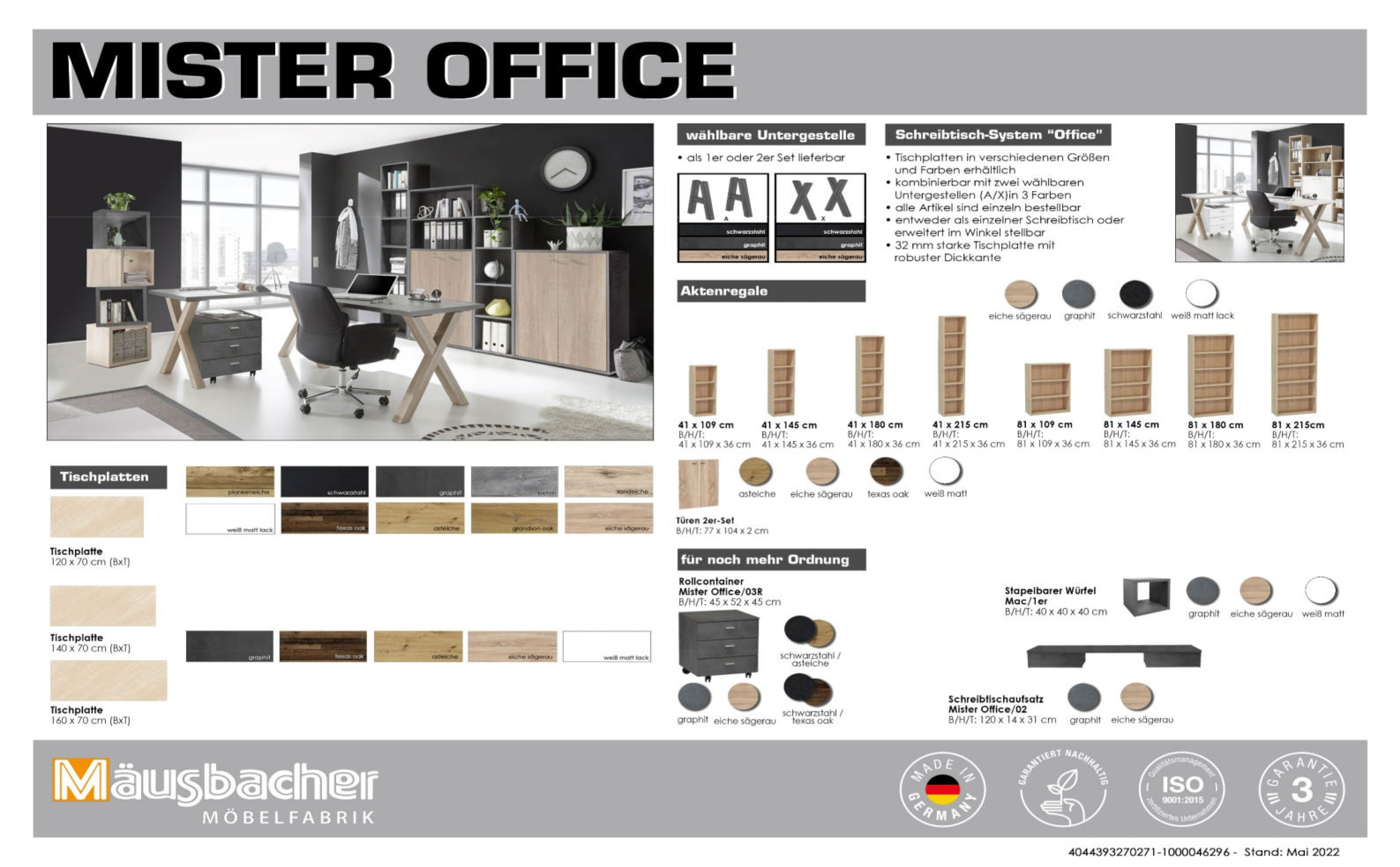 Ihr - Mäusbacher Online-Shop Möbel Aktenschrank-Regalkombi | Office Letz Mister