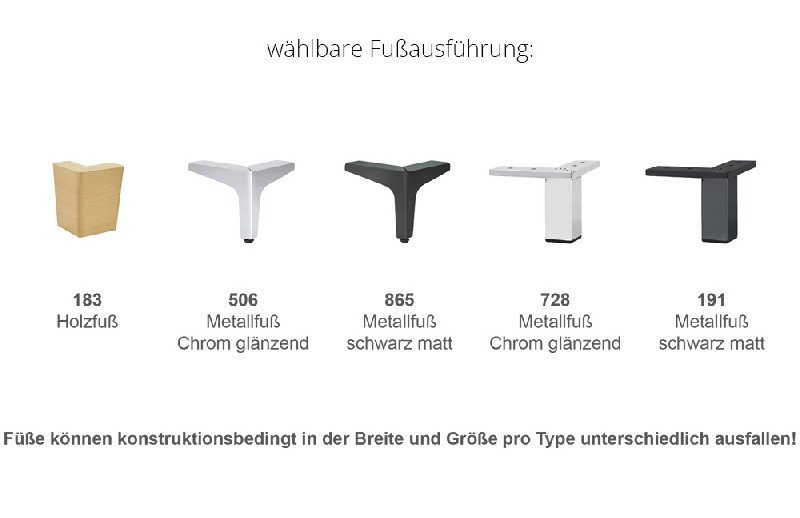 Fußausführung