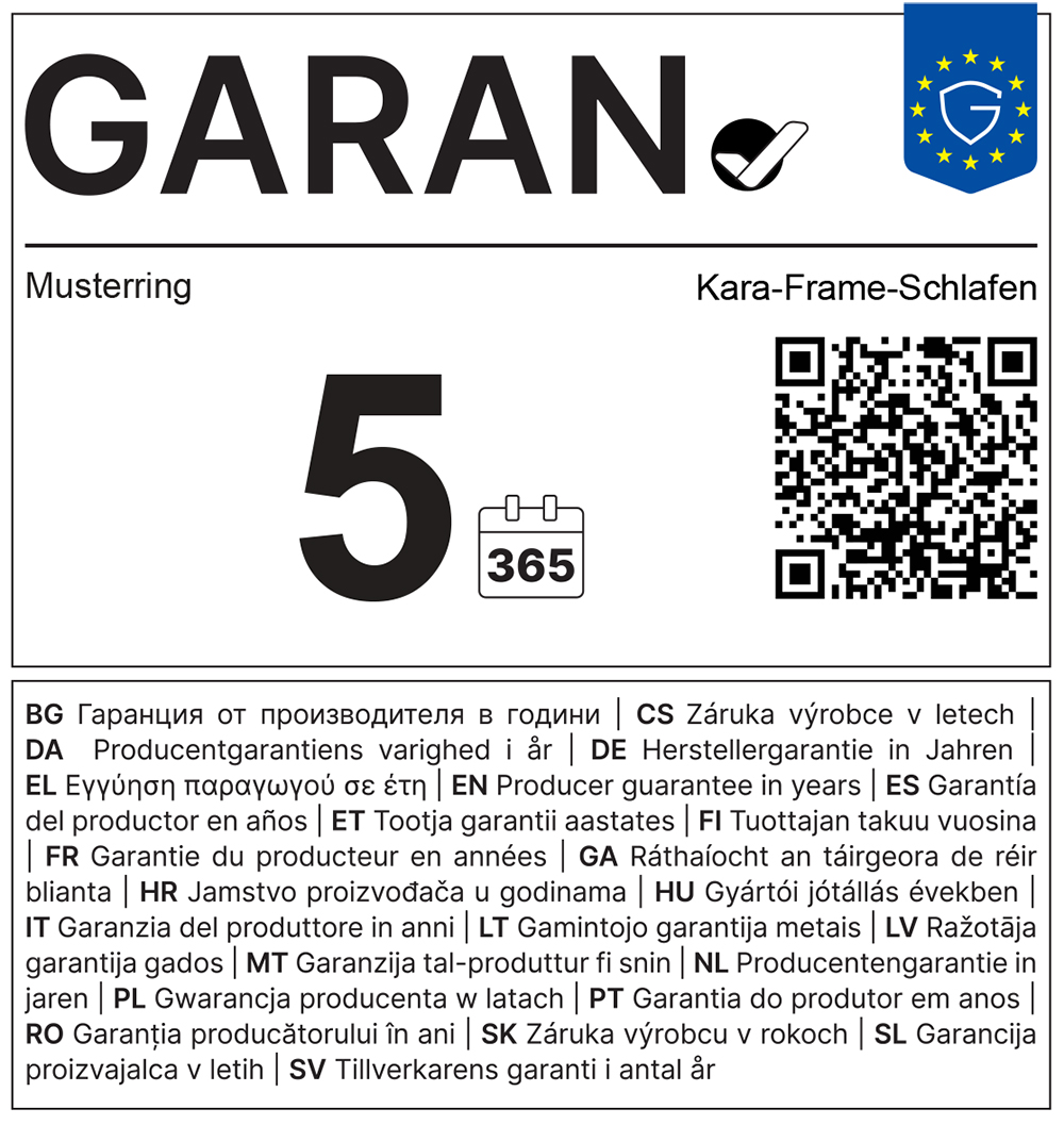 EU GARAN LABEL