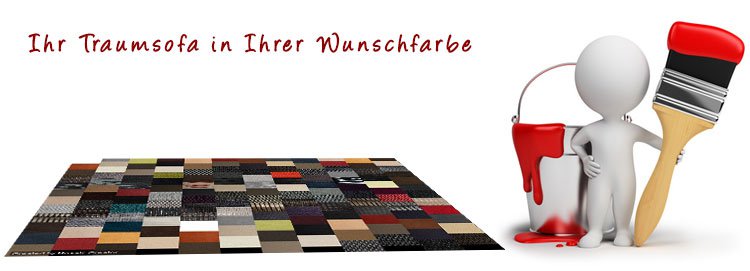 Ihr Sofa in Ihrer Wunschfarbe