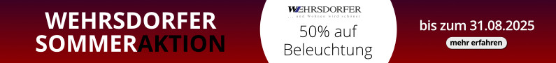 50% auf Wehrsdorfer-Beleuchtung