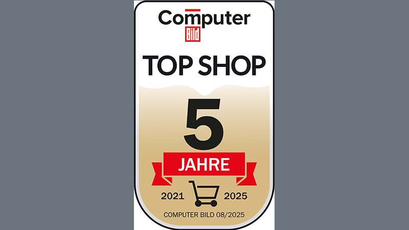 Siegel 5 Jahre in Folge TopShop