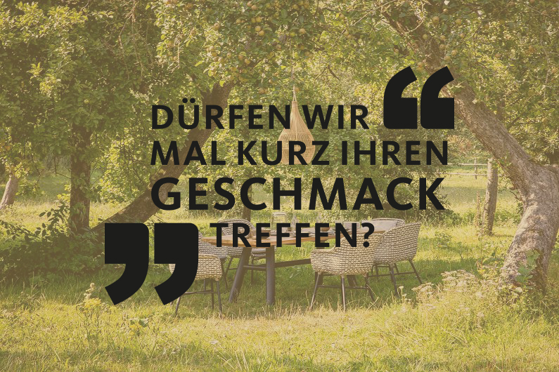 Gartentisch Saba mit massiver Teakholzplatte und schwarzem Aluminiumgestell