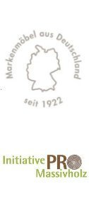 Markenmöbel aus Deutschland und Siegel für Initiative Massivholz
