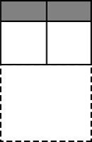 Doppelbett 125 Zwischenelement