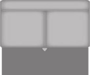 3-Sitzer Zwischenelement