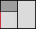 1-Sitzer mit Außenhocker rechts