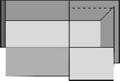 Ecksofa mit Schlaffunktion rechts