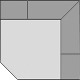 Trapezeckzwischenelement