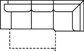 3-Sitzer links + Ecke