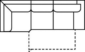 Ecke + 3-Sitzer rechts