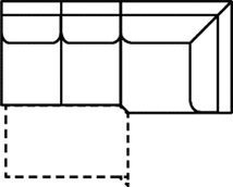 2-Sitzer Zwischenelement + Ecke