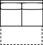 3-Sitzer-Zwischenelement