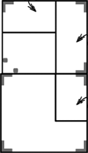 Ecke groß + Ottomane groß rechts