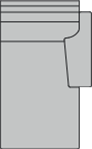 Longchair hoch, breit rechts