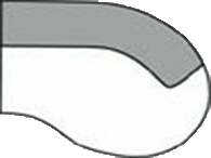 Abschlussteil rund rechts