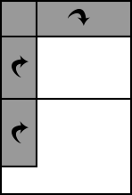 Eckelement und 1-Sitzer mit Abschlussteil groß links