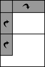 Eckelement + 1-Sitzer mit Abschlussteil groß links