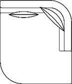 Longchair mega large rechts