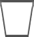 Hocker trapezförmig