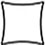 Zierkissen mit Keder 45x45