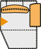 Liege schräg groß rechts