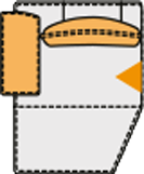 Liege schräg groß links