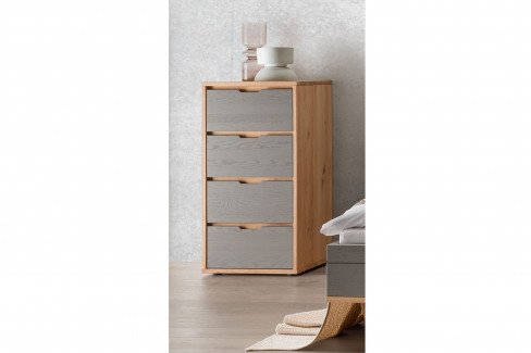 Alabama von Nature Living - Kleiderschrank 240 Wildeiche - grau