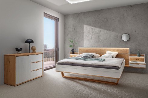 Alabama von Nature Living - Kleiderschrank 240 Wildeiche - grau