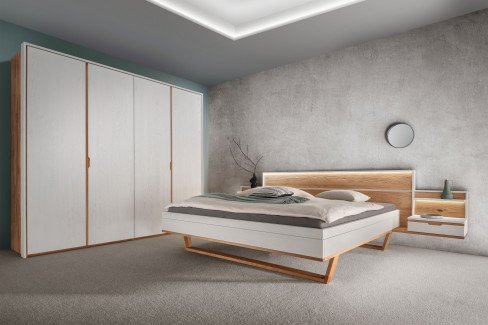 Alabama von Nature Living - Kleiderschrank 240 Wildeiche - grau
