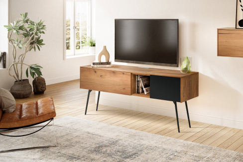 Arco-living von Schösswender - Sideboard SAR 02L Kupfereiche bronze geölt
