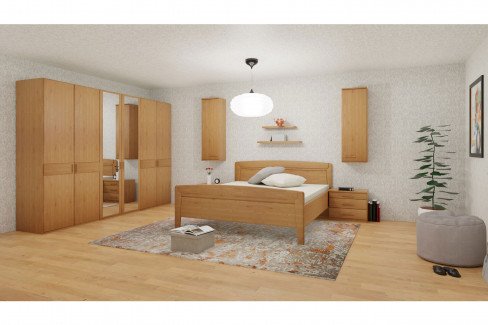 Lausanne von Wiemann - Schlafzimmer Erle