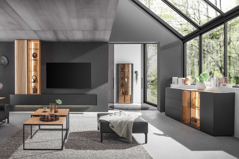 Selino von Hartmann - Esstisch mit Lamellen-Design