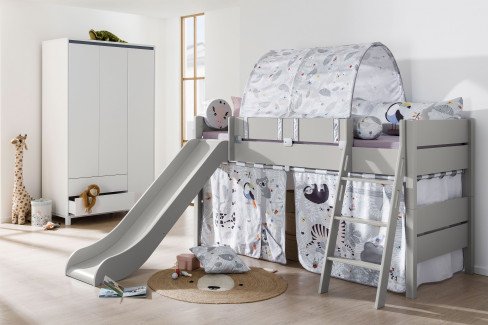 Tiago von Paidi - Himmelbett weiß: Liege mit Baldachin-Aufbau