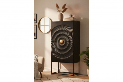 Black Smooth von SIT Möbel - Sideboard in Schwarz