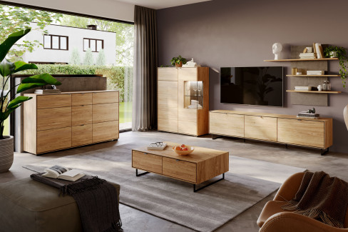 Rosa von Elfo Möbel - Couchtisch 3706 Eiche