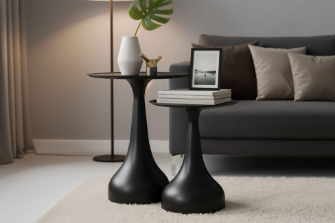 Black Smooth von SIT Möbel - Sideboard in Schwarz