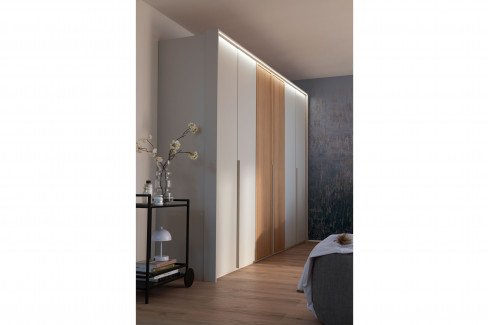 Arola von Schöner Wohnen - Schrank champagner - Eichen-Furnier