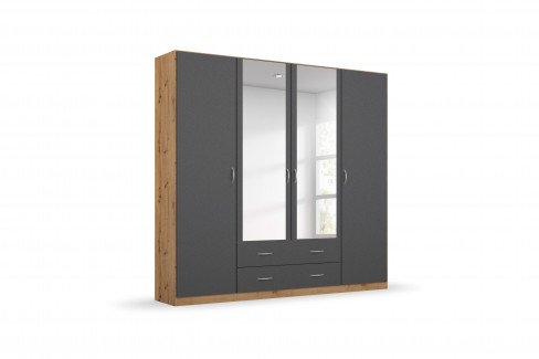 Case von Rauch Blue - Schrank grau-metallic