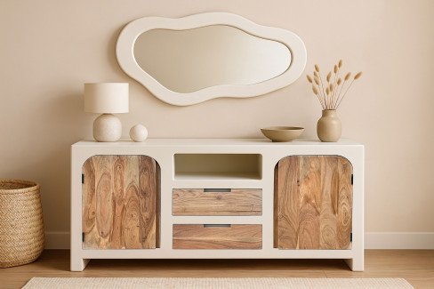 Holvik von SIT Möbel - Sideboard in Kalkputz