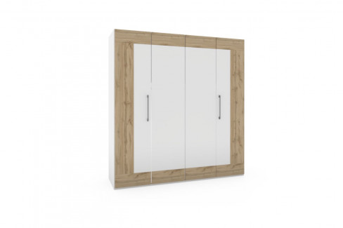 cadre.plus von Röhr-Bush - Kleiderschrank 3-türig mit Spiegel