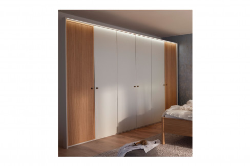 Arola von Schöner Wohnen - Schrank champagner - Eichen-Furnier