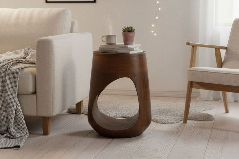 Rondura von SIT Möbel - Esstisch aus dunklem Mangoholz