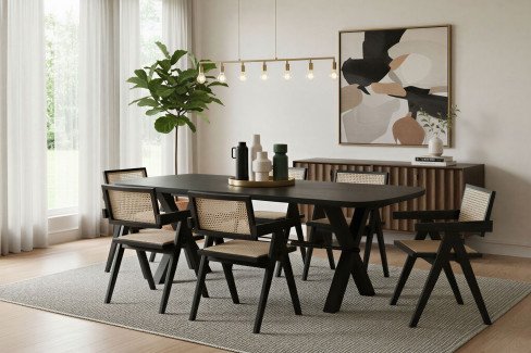 Black Smooth von SIT Möbel - Beistelltisch Mangoholz, massiv